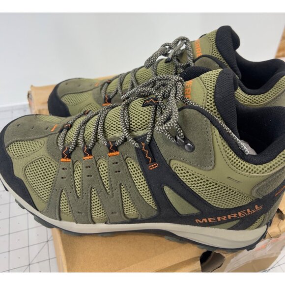 Merrell Men's Accentor 3 Waterproof Mid Hiking Boots Olive Sz. 10 W(EE) New - Picture 6 of 8